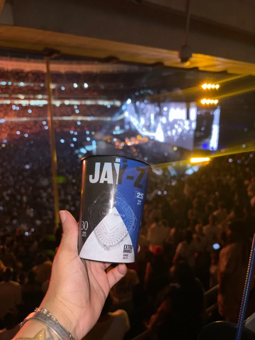 Jay-Z Yankee Stadium souvenir cup
